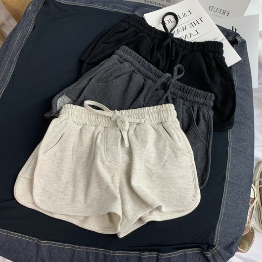 Pantalones cortos deportivos de pierna ancha para yoga y casa - Image 3