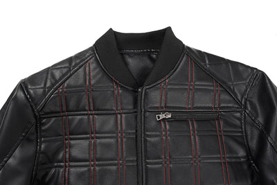Chaqueta de Cuero para Hombre Primavera Otoño - Image 12