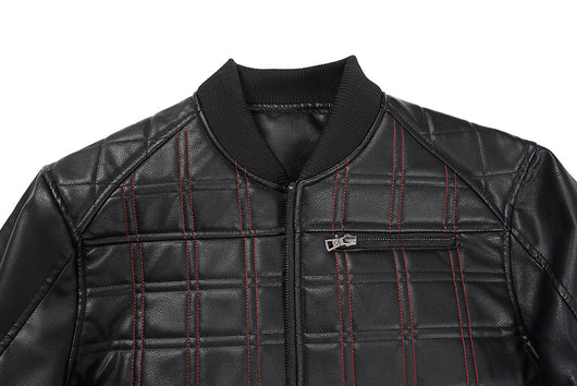Chaqueta de Cuero para Hombre Primavera Otoño - Image 12