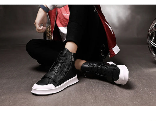 Botas de Invierno para Hombre en Cuero PU - Botines Cálidos y Resistentes - Image 15