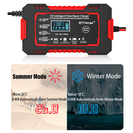 Cargador de Batería de Auto 12V - Recarga Rápida para Baterías de Plomo - Image 8
