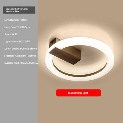 Lámpara de Techo LED Minimalista Nórdica para Recibidor y Entrada - Image 13
