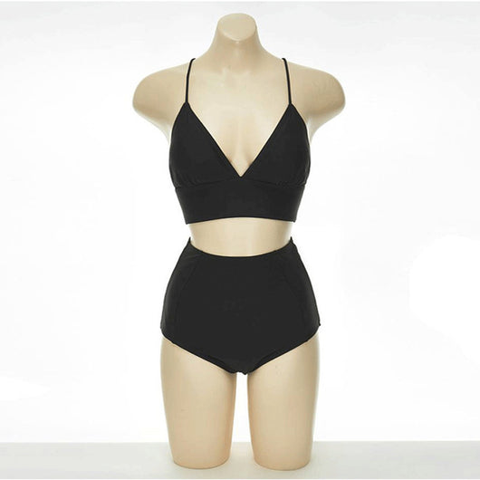 Bikini Talle Alto Dividido para Mujer - Traje de Baño Elegante - Image 13