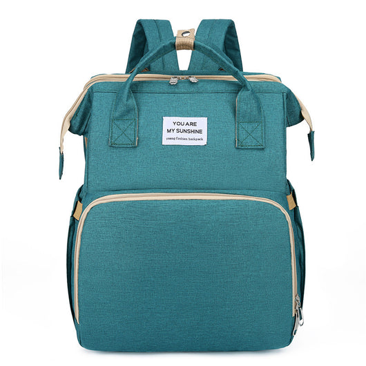 Bolsa Mochila Convertible para Cuna Portátil Plegable - Image 14