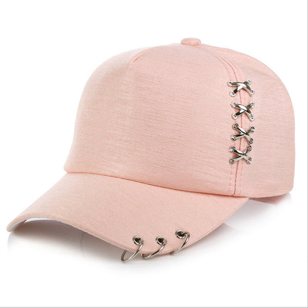 Gorra de Béisbol Estilo Duck Tongue con Cierre Metálico Cruzado