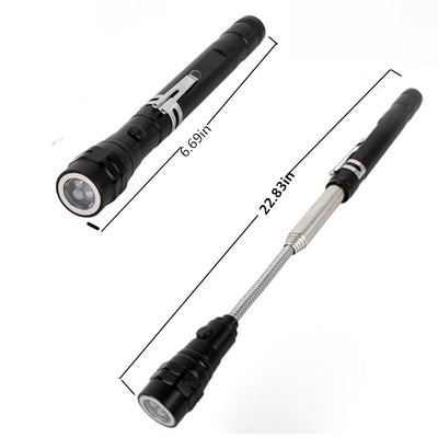 Linterna LED Telescópica Magnética de Aluminio para Trabajo - Image 6
