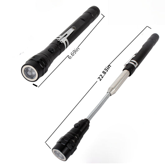 Linterna LED Telescópica Magnética de Aluminio para Trabajo - Image 6