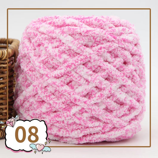 Lana para Tejer Colorida Ice Line - Hilo Grueso Suave para Bufandas Artesanales DIY - Image 54