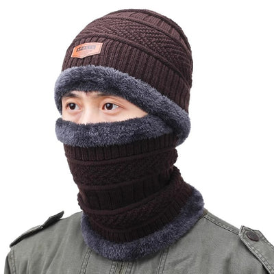 Conjunto Gorro y Bufanda Térmica para Hombre - Protección Invierno Fleece Acolchado - Image 5