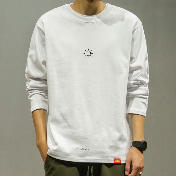 Suéter Estampado Hombre Estilo Coreano Moderno - Image 4