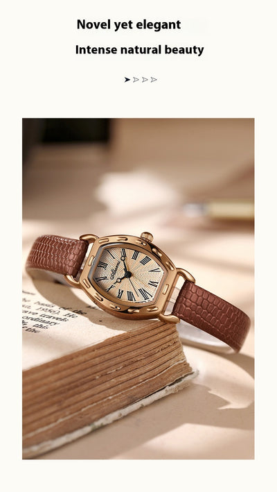 Reloj de Barril Retro Cuarzo para Mujer - Image 10