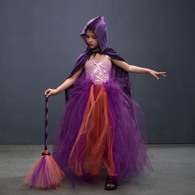 Disfraz de Bruja Infantil Completo con Capa y Escoba - Image 19