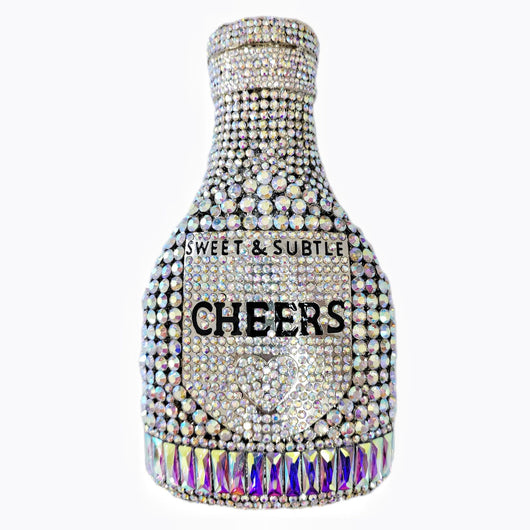 Clutch de Noche Champagne con Cristales Brillantes para Mujer - Image 9