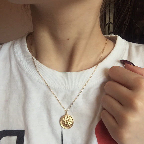 Collar de Oro Laminado para la Clavícula