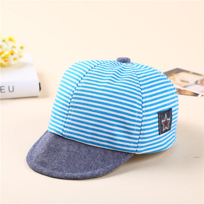 Gorro de Algodón a Rayas para Bebé con Etiqueta de Calidad Premium - Image 12