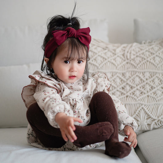 Enterizo Infantil de Manga Larga con Cuello de Muñeca Floral - Image 7