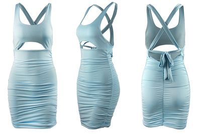 Vestido Plisado con Cordones para Mujer - Diseño Elegante y Seductor - Image 22
