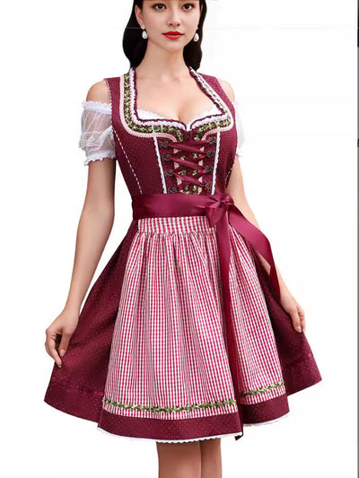 Disfraz de Camarera Sexy Halloween - Vestido Mini Dirndl para Mujer - Image 5