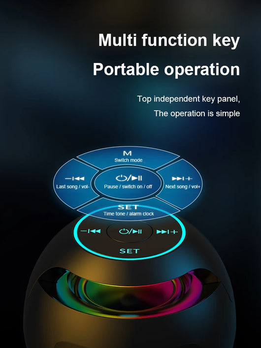 Parlante Bluetooth Portátil Mini Ball Dazzle Colour - Image 7
