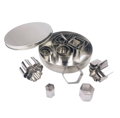 Juego de 24 Moldes para Galletas en Acero Inoxidable - Image 6