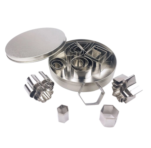 Juego de 24 Moldes para Galletas en Acero Inoxidable - Image 6
