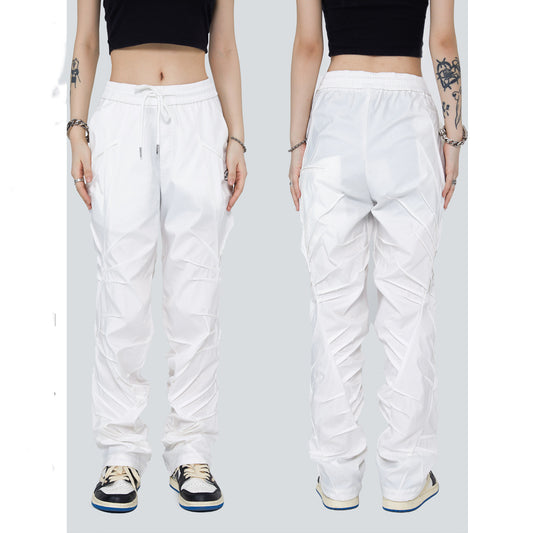 Pantalones Plisados para Hombre con Diseño 3D de Perfil Exclusivo