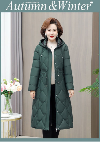 Abrigo de Algodón Grueso Cálido Talla Grande Holgado para Invierno - Image 22