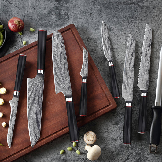 Juego de Cuchillos de Chef Damasco Profesional - Image 3
