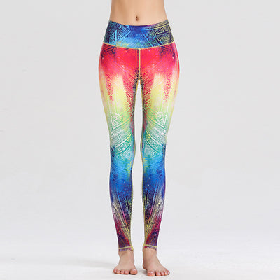 Pantalones de Yoga Estampados de Secado Rápido - Image 10