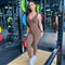 Jumpsuit Deportivo Mujer Escote V Espalda Descubierta Ajustado