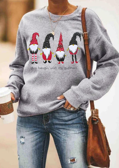 Sudadera Navideña con Estampado de Manga Larga - Image 2