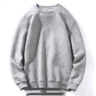 Blusa Casual Cuello Redondo Loose Tide para Hombre - Versátil y Cómoda - Image 11