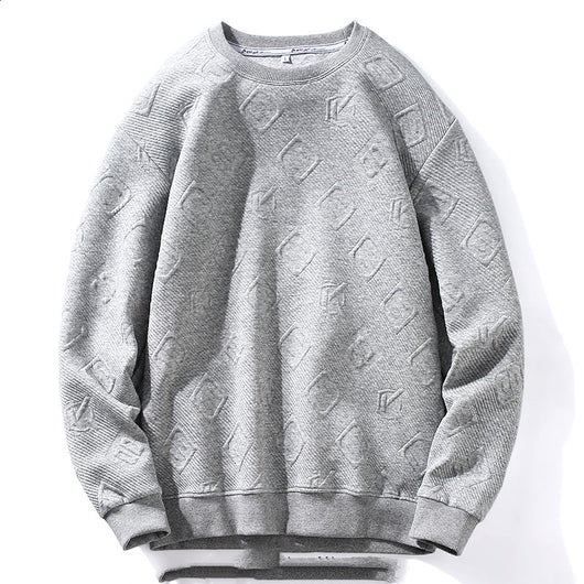 Blusa Casual Cuello Redondo Loose Tide para Hombre - Versátil y Cómoda - Image 11