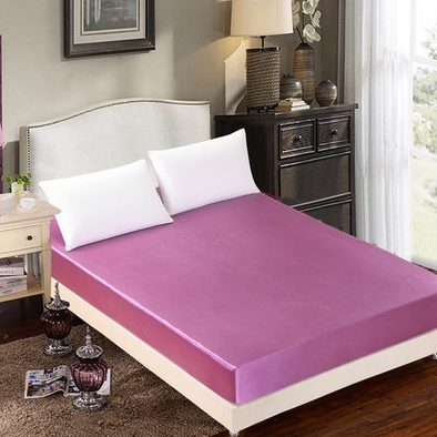 Juego de Cama Seda Hielo Verano - Funda Nórdica y Almohadas Color Sólido - Image 2