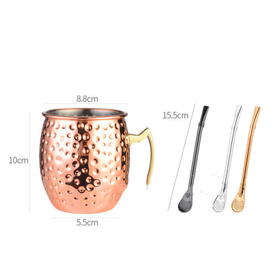 Vaso Moscow Mule de Cobre Repujado - Image 17