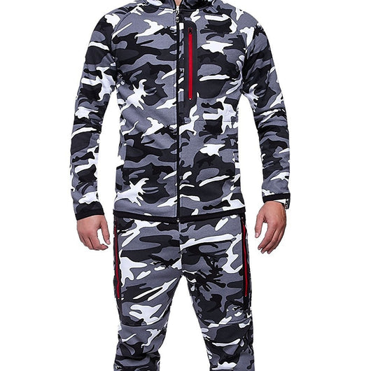 Sudadera Deportiva Camuflaje para Hombre - Comodidad y Estilo