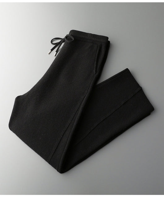 Suéter Tejido de Lana Reversible para Hombre con Cierre - Colores Sólidos - Image 23