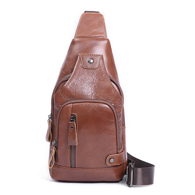 Bolsa de Pecho Vintage para Hombre - Crossbody de Cuero Estilo Retro - Image 6