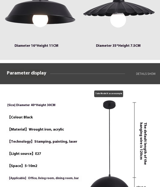 Lámpara Colgante Minimalista de Diseño Moderno para Restaurante y Bar - Image 34