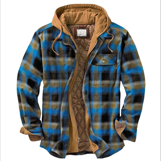 Chaqueta con Capucha Leisure - Abrigo Reversible de Dos Texturas - Image 10
