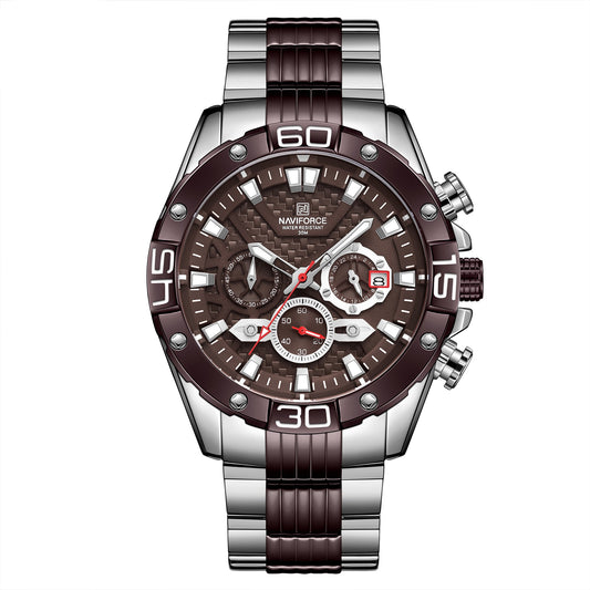 Reloj de Hombre Moderno con Movimiento Luminoso de Precisión - Image 2