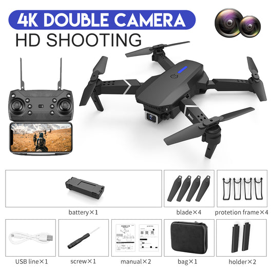 Dron E88 Cámara Dual 4K HD - Fotografía Aérea Profesional con Control Remoto - Image 6