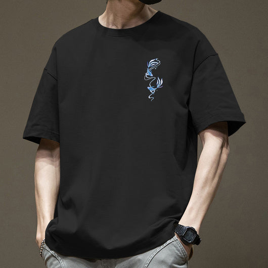 Camiseta Retro Americana Pesada de Manga Corta para Hombre - Image 15