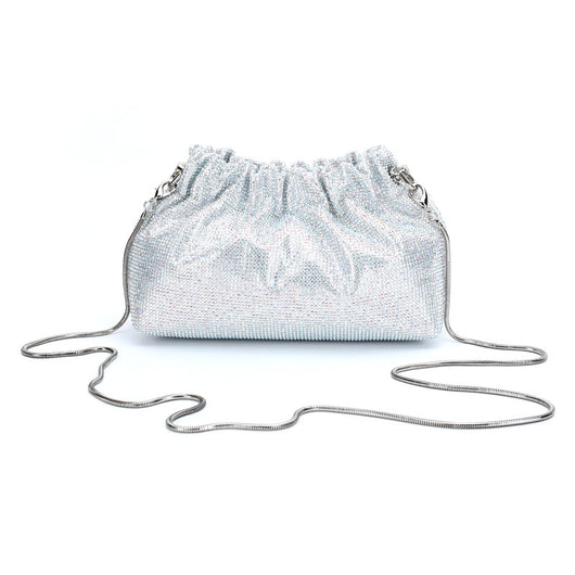 Bolso de Noche con Diamantes Completos y Cordón Ajustable - Image 6