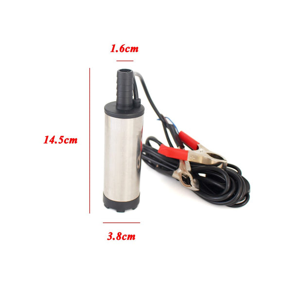Bomba Sumergible Eléctrica 12V 24V para Transferencia de Combustible y Agua