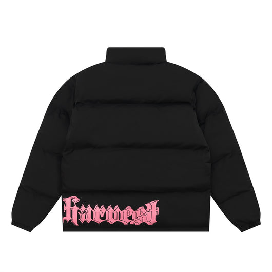 Chaqueta Acolchada Estampada con Cuello Alto para Hombre - Image 15