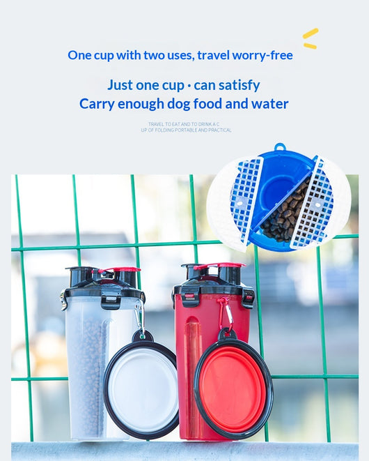 Comedero Portátil Plegable para Perros con Bebedero Colgante - Image 22