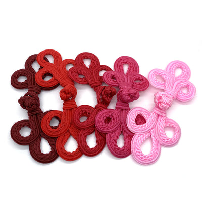 Accesorios Tejidos a Mano Estilo Chino con Motivo de Tres Hojas 19A - Image 34