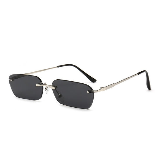 Gafas Cuadradas sin Marco Estilo Hong Kong para Hombre - Image 9