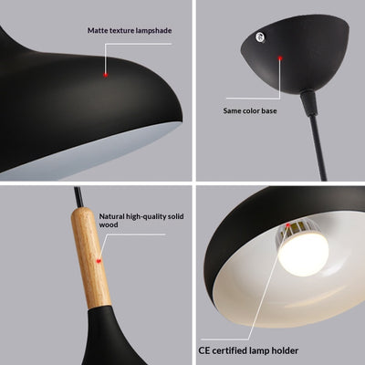 Lámpara Colgante LED Macaron de Aluminio - Diseño Decorativo Moderno - Image 2